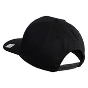 Veteran US Marine Corps Embroidered Solid Cotton Twill Pro Style Cap - Black OSFM
