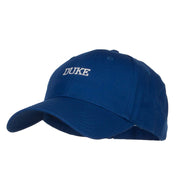 Mini Duke Embroidered Cotton Cap