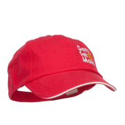 Tennis Game Set Match Embroidered Canvas Cap