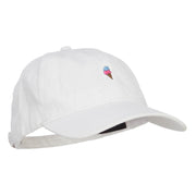 Mini Ice Cream Embroidered Washed Cap