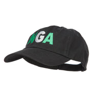 Nigeria NGA Flag Embroidered Low Profile Cap