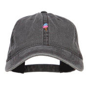 Mini Ice Cream Embroidered Washed Cap