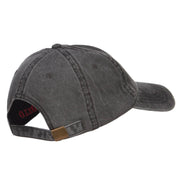 Mini Ice Cream Embroidered Washed Cap