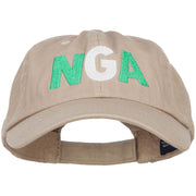 Nigeria NGA Flag Embroidered Low Profile Cap