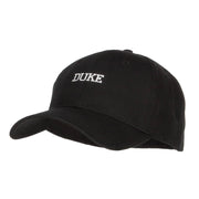 Mini Duke Embroidered Cotton Cap