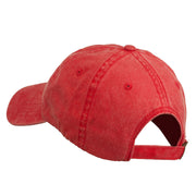 Girl's Nite Embroidered Pigment Dyed Brass Buckle Cap