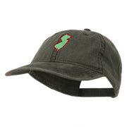 New Jersey State Map Embroidered Washed Cotton Cap