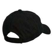 Halloween Ninja Embroidered Low Profile Washed Cap