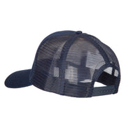 82nd Airborne Veteran Embroidered Solid Cotton Mesh Pro Cap