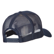 82nd Airborne Veteran Embroidered Solid Cotton Mesh Pro Cap