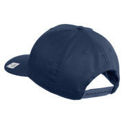 Retired US Marine Corps Embroidered Solid Cotton Twill Pro Style Cap - Navy OSFM