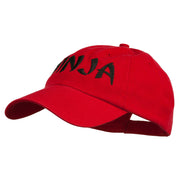 Halloween Ninja Embroidered Low Profile Washed Cap