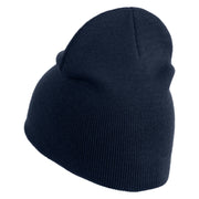 Corn Snake Embroidered 8 inch Acrylic Short Blank Beanie - Navy OSFM