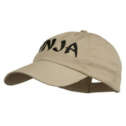 Halloween Ninja Embroidered Low Profile Washed Cap