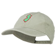 New Jersey State Map Embroidered Washed Cotton Cap