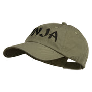 Halloween Ninja Embroidered Low Profile Washed Cap