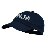 Halloween Ninja Embroidered Low Profile Washed Cap