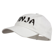 Halloween Ninja Embroidered Low Profile Washed Cap