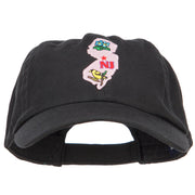 USA State New Jersey Patched Low Profile Cap