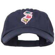 USA State New Jersey Patched Low Profile Cap