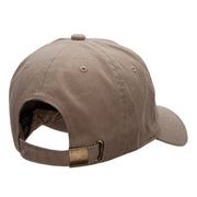 Steampunk Helmet Embroidered Unstructured Cotton Twill Cap