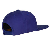 Hanukkah Dreidel Embroidered Wool Blend Snapback Cap