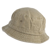Giant Stag Beetle Embroidered Washed Hats - Beige M-L
