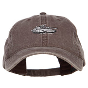 Tank Embroidered Washed Cap