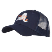 New York Empire State Embroidered Trucker Cap