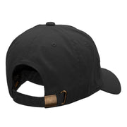 Steampunk Helmet Embroidered Unstructured Cotton Twill Cap