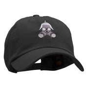 Steampunk Helmet Embroidered Unstructured Cotton Twill Cap