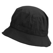 Gemini Astrology Embroidered Pigment Dyed Bucket Hat - Black OSFM