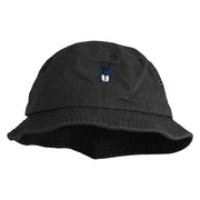 Giant Stag Beetle Embroidered Washed Hats - Black M-L