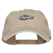 Tank Embroidered Washed Cap