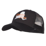 New York Empire State Embroidered Trucker Cap