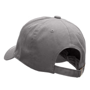 Steampunk Helmet Embroidered Unstructured Cotton Twill Cap