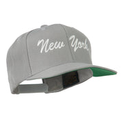 US Eastern State New York Embroidered Snapback Cap