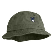Giant Stag Beetle Embroidered Washed Hats - Olive M-L