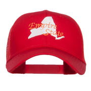 New York Empire State Embroidered Trucker Cap