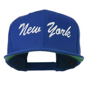 US Eastern State New York Embroidered Snapback Cap