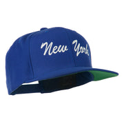 US Eastern State New York Embroidered Snapback Cap