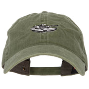 Tank Embroidered Washed Cap