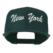 US Eastern State New York Embroidered Snapback Cap