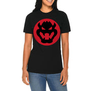 Bowser Face Graphic Design Deluxe Jersey T-Shirt