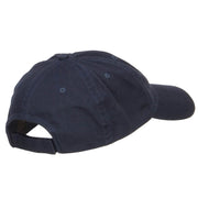 Mini Whale Embroidered Low Cap