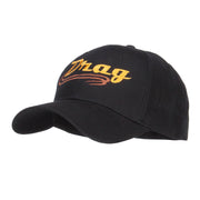 Drag Embroidered Cotton Twill Cap