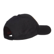 Drag Embroidered Cotton Twill Cap