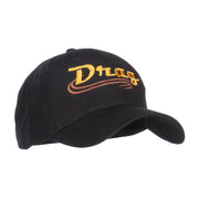 Drag Embroidered Cotton Twill Cap