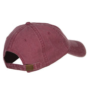 Christmas Noel Embroidered Washed Cap