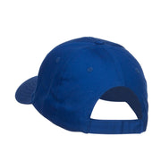 Drag Embroidered Cotton Twill Cap